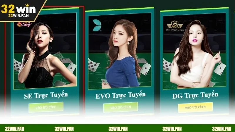 Một số game hấp dẫn tại SE Casino